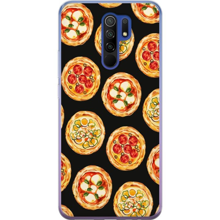 Mobildeksel til Xiaomi Redmi 9 med Pizza motiv i gruppen SMARTTELEFON & NETTBRETT / Mobilbeskyttelse / Xiaomi hos TP E-commerce Nordic AB (A65667)