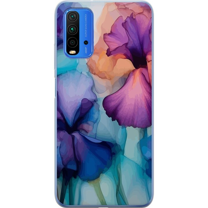 Mobildeksel til Xiaomi Redmi 9T med Magiske blomster motiv i gruppen SMARTTELEFON & NETTBRETT / Mobilbeskyttelse / Xiaomi hos TP E-commerce Nordic AB (A65846)