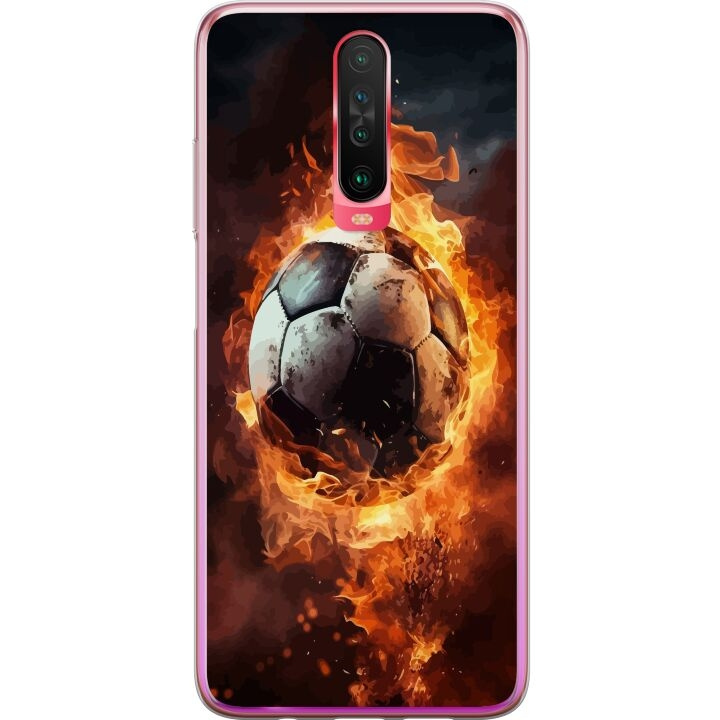 Mobildeksel til Xiaomi Redmi K30 med Fotball motiv i gruppen SMARTTELEFON & NETTBRETT / Mobilbeskyttelse / Xiaomi hos TP E-commerce Nordic AB (A65891)