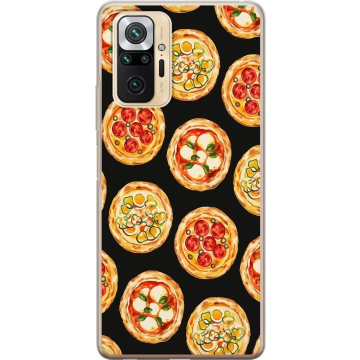 Mobildeksel til Xiaomi Redmi Note 10 Pro med Pizza motiv i gruppen SMARTTELEFON & NETTBRETT / Mobilbeskyttelse / Xiaomi hos TP E-commerce Nordic AB (A65991)