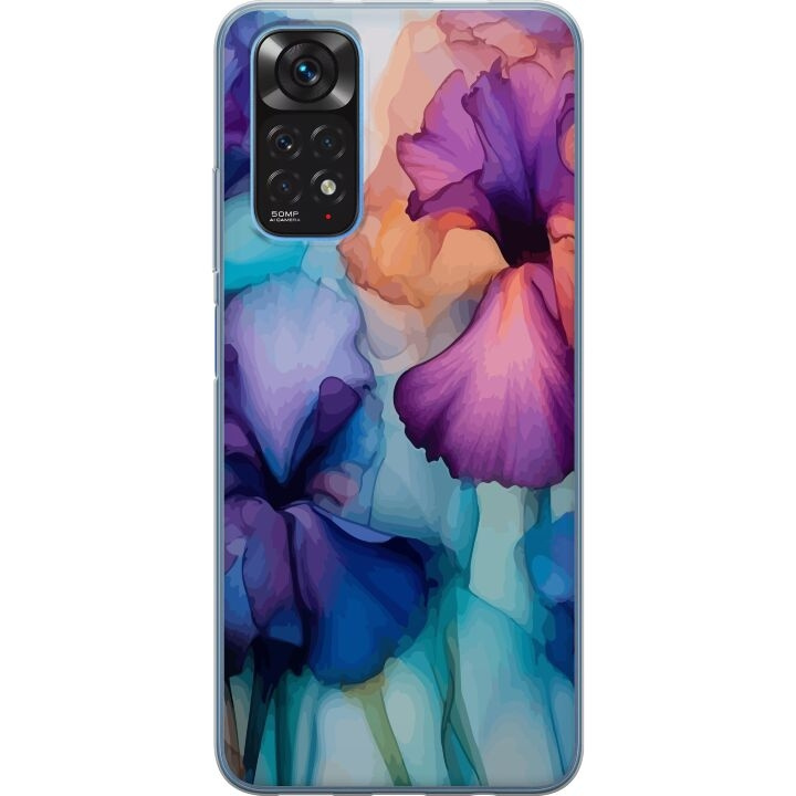 Mobildeksel til Xiaomi Redmi Note 11 med Magiske blomster motiv i gruppen SMARTTELEFON & NETTBRETT / Mobilbeskyttelse / Xiaomi hos TP E-commerce Nordic AB (A66089)