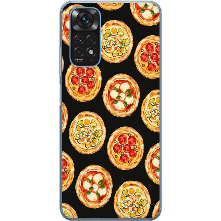 Mobildeksel til Xiaomi Redmi Note 11 med Pizza motiv i gruppen SMARTTELEFON & NETTBRETT / Mobilbeskyttelse / Xiaomi hos TP E-commerce Nordic AB (A66099)