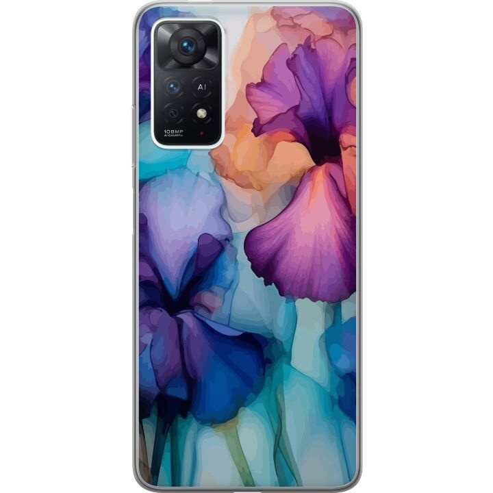 Mobildeksel til Xiaomi Redmi Note 11 Pro med Magiske blomster motiv i gruppen SMARTTELEFON & NETTBRETT / Mobilbeskyttelse / Xiaomi hos TP E-commerce Nordic AB (A66116)