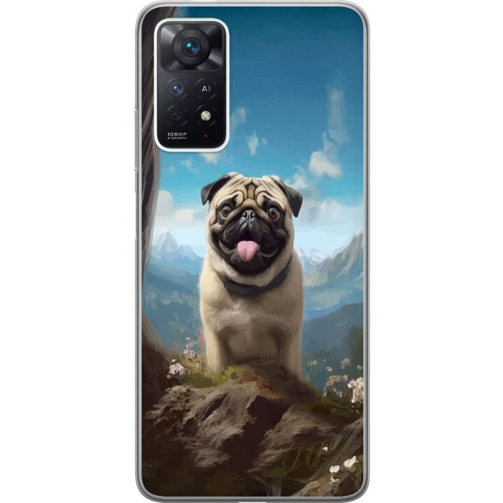 Mobildeksel til Xiaomi Redmi Note 11 Pro med Glad Hund motiv i gruppen SMARTTELEFON & NETTBRETT / Mobilbeskyttelse / Xiaomi hos TP E-commerce Nordic AB (A66131)