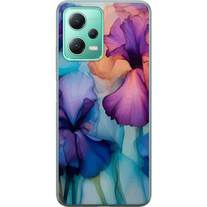 Mobildeksel til Xiaomi Redmi Note 12 med Magiske blomster motiv i gruppen SMARTTELEFON & NETTBRETT / Mobilbeskyttelse / Xiaomi hos TP E-commerce Nordic AB (A66251)