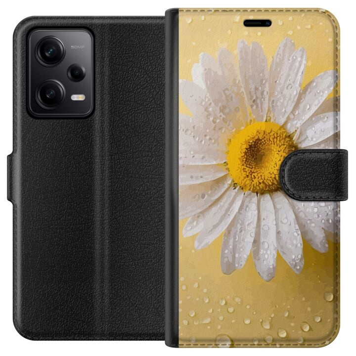 Lommeboketui til Xiaomi Redmi Note 12 Pro med Porselensblomst motiv i gruppen SMARTTELEFON & NETTBRETT / Mobilbeskyttelse / Xiaomi hos TP E-commerce Nordic AB (A66275)