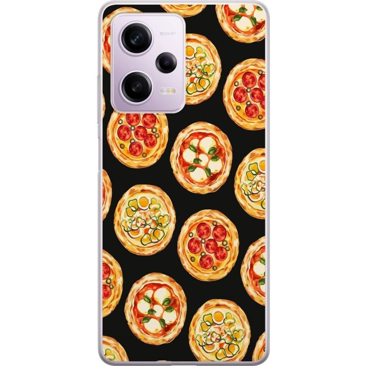 Mobildeksel til Xiaomi Redmi Note 12 Pro med Pizza motiv i gruppen SMARTTELEFON & NETTBRETT / Mobilbeskyttelse / Xiaomi hos TP E-commerce Nordic AB (A66315)