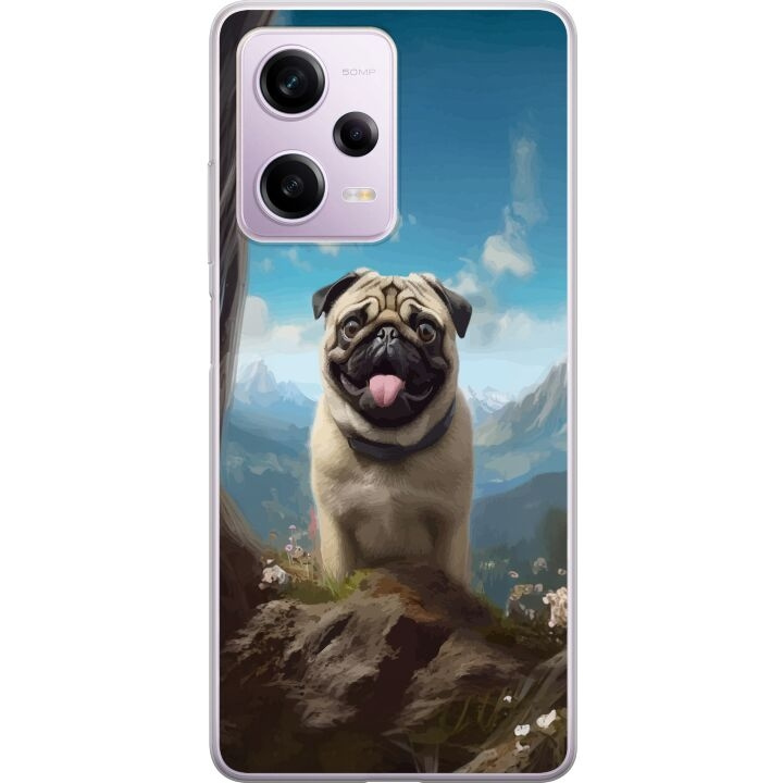 Mobildeksel til Xiaomi Redmi Note 12 Pro med Glad Hund motiv i gruppen SMARTTELEFON & NETTBRETT / Mobilbeskyttelse / Xiaomi hos TP E-commerce Nordic AB (A66320)