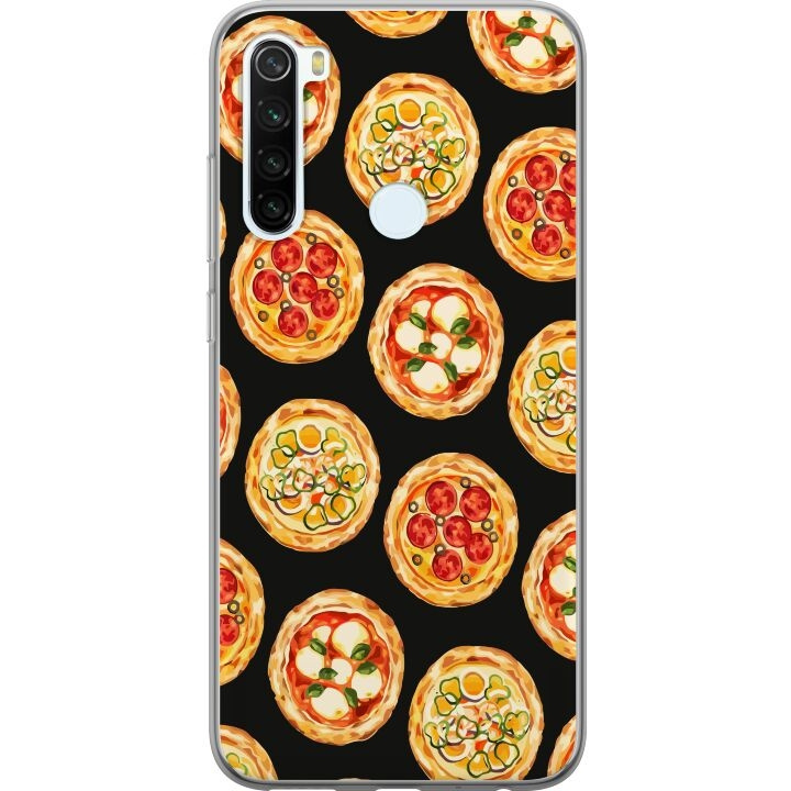 Mobildeksel til Xiaomi Redmi Note 8 med Pizza motiv i gruppen SMARTTELEFON & NETTBRETT / Mobilbeskyttelse / Xiaomi hos TP E-commerce Nordic AB (A66477)