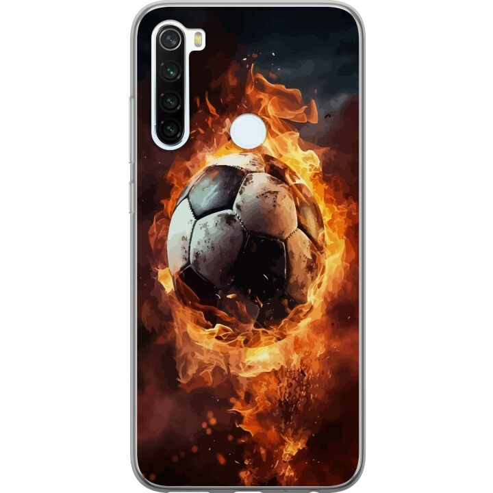 Mobildeksel til Xiaomi Redmi Note 8 med Fotball motiv i gruppen SMARTTELEFON & NETTBRETT / Mobilbeskyttelse / Xiaomi hos TP E-commerce Nordic AB (A66485)