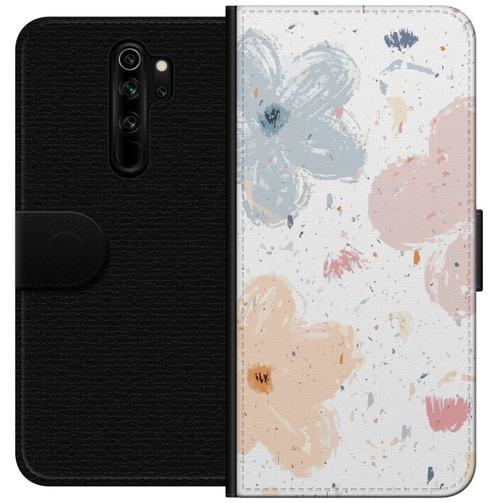 Lommeboketui til Xiaomi Redmi Note 8 Pro med Blomster motiv i gruppen SMARTTELEFON & NETTBRETT / Mobilbeskyttelse / Xiaomi hos TP E-commerce Nordic AB (A66503)