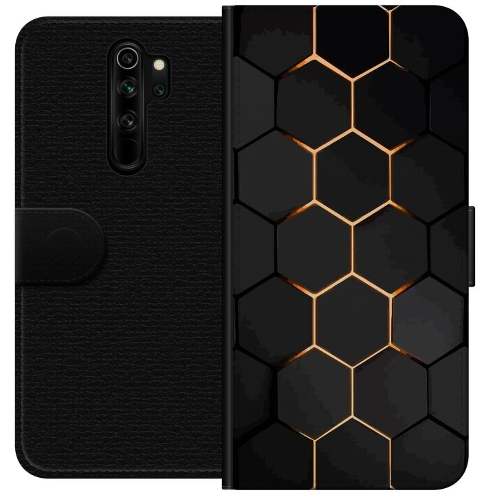 Lommeboketui til Xiaomi Redmi Note 8 Pro med Luksuriøst Mønster motiv i gruppen SMARTTELEFON & NETTBRETT / Mobilbeskyttelse / Xiaomi hos TP E-commerce Nordic AB (A66516)