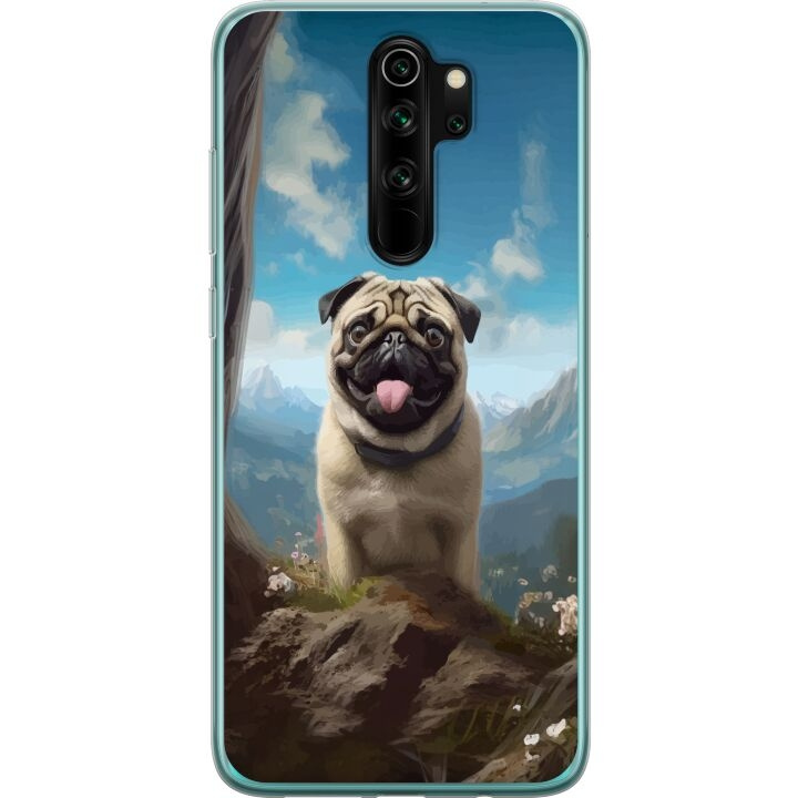 Mobildeksel til Xiaomi Redmi Note 8 Pro med Glad Hund motiv i gruppen SMARTTELEFON & NETTBRETT / Mobilbeskyttelse / Xiaomi hos TP E-commerce Nordic AB (A66536)