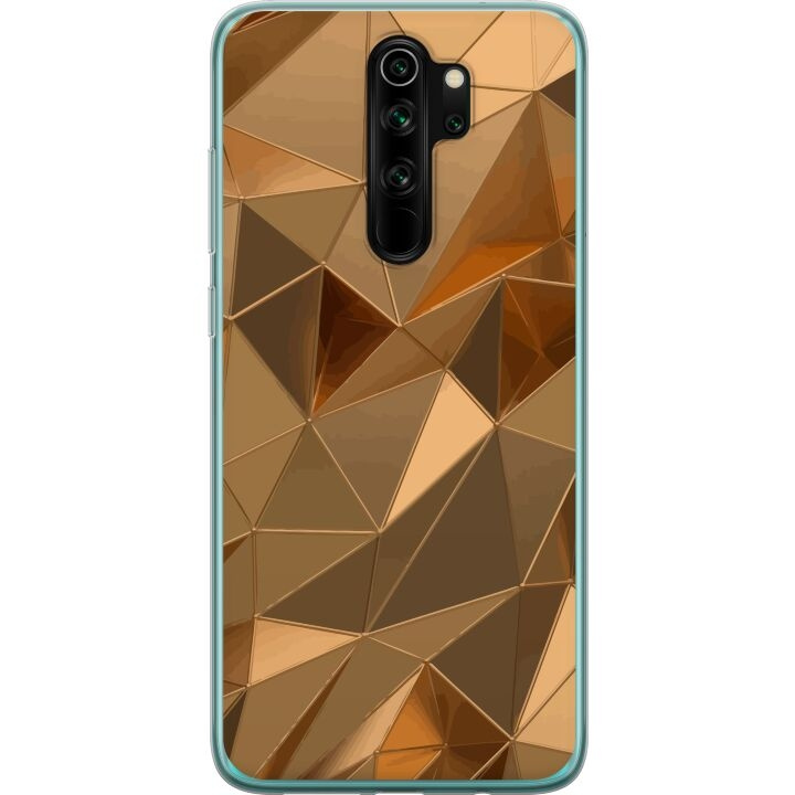 Mobildeksel til Xiaomi Redmi Note 8 Pro med 3D Gull motiv i gruppen SMARTTELEFON & NETTBRETT / Mobilbeskyttelse / Xiaomi hos TP E-commerce Nordic AB (A66542)