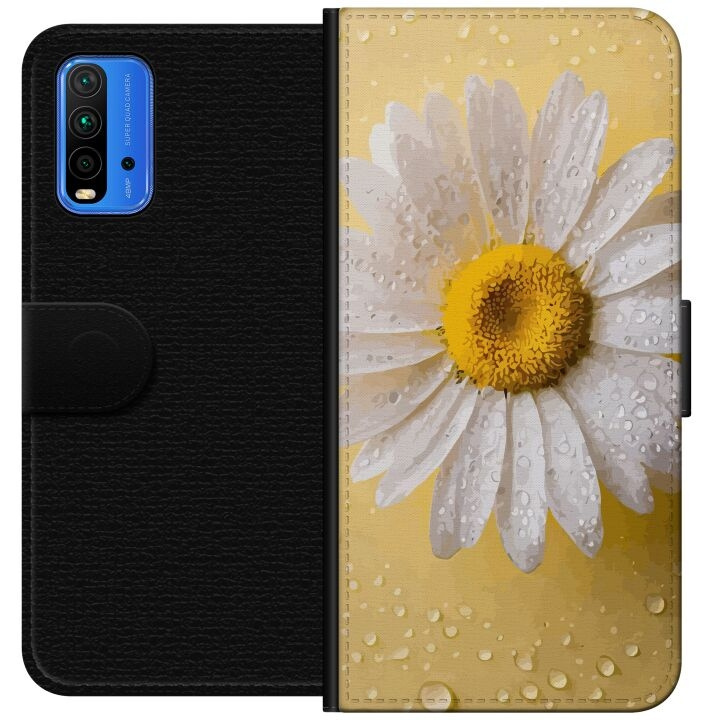 Lommeboketui til Xiaomi Redmi Note 9 4G med Porselensblomst motiv i gruppen SMARTTELEFON & NETTBRETT / Mobilbeskyttelse / Xiaomi hos TP E-commerce Nordic AB (A66599)