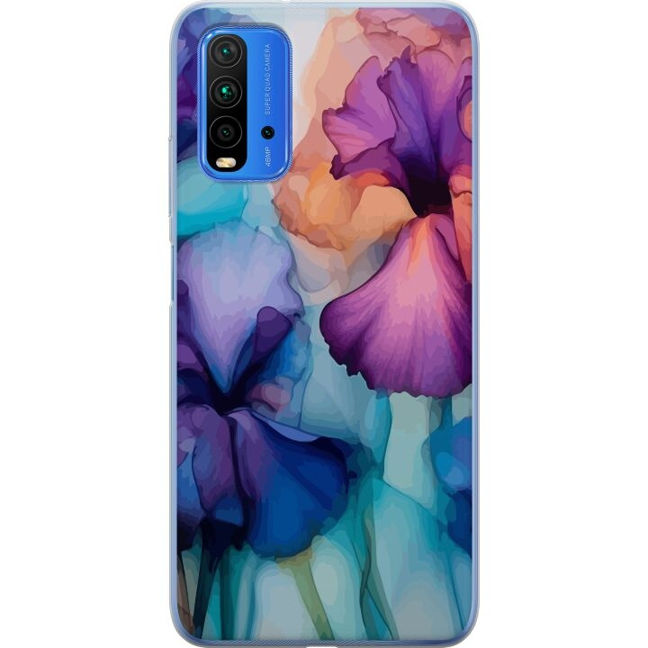 Mobildeksel til Xiaomi Redmi Note 9 4G med Magiske blomster motiv i gruppen SMARTTELEFON & NETTBRETT / Mobilbeskyttelse / Xiaomi hos TP E-commerce Nordic AB (A66629)