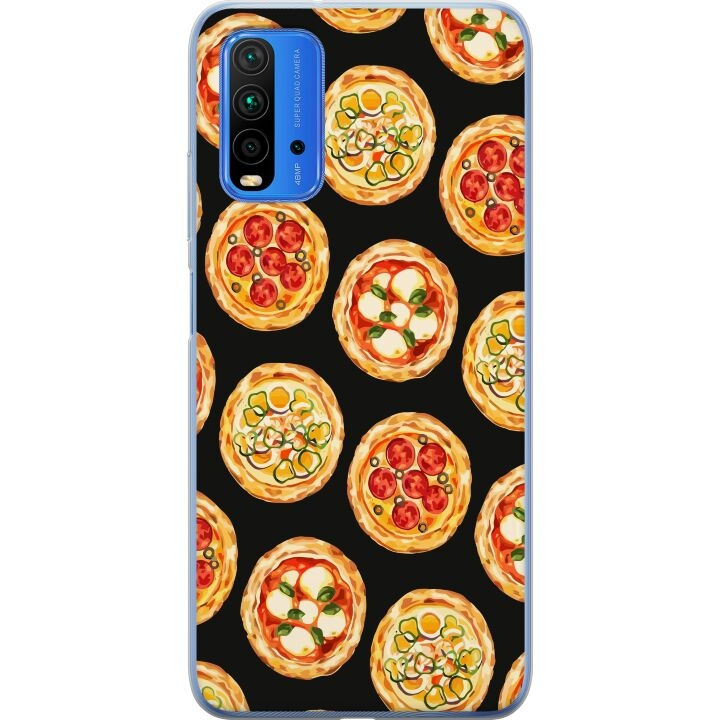 Mobildeksel til Xiaomi Redmi Note 9 4G med Pizza motiv i gruppen SMARTTELEFON & NETTBRETT / Mobilbeskyttelse / Xiaomi hos TP E-commerce Nordic AB (A66639)