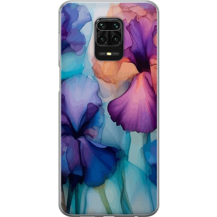 Mobildeksel til Xiaomi Redmi Note 9S med Magiske blomster motiv i gruppen SMARTTELEFON & NETTBRETT / Mobilbeskyttelse / Xiaomi hos TP E-commerce Nordic AB (A66683)