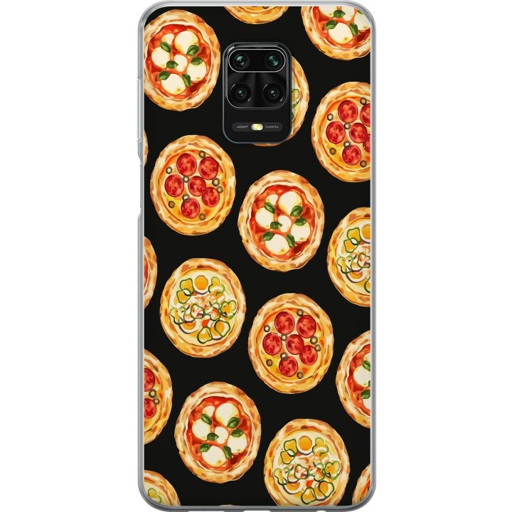 Mobildeksel til Xiaomi Redmi Note 9S med Pizza motiv i gruppen SMARTTELEFON & NETTBRETT / Mobilbeskyttelse / Xiaomi hos TP E-commerce Nordic AB (A66693)