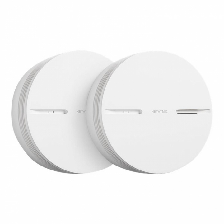 Netatmo WiFi-brandvarnare smoke alarm 2-pack i gruppen HJEM, HUS OG HAGE / Smarthus / Smarthussystemer hos TP E-commerce Nordic AB (A66844)