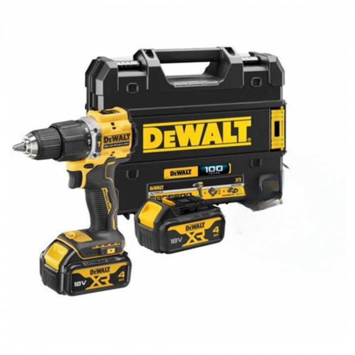 Dewalt DCD777M2T-QW 18V XR Borrskruvdragare (2x4Ah) i gruppen HJEM, HUS OG HAGE / Verktøy / Drill hos TP E-commerce Nordic AB (A66847)