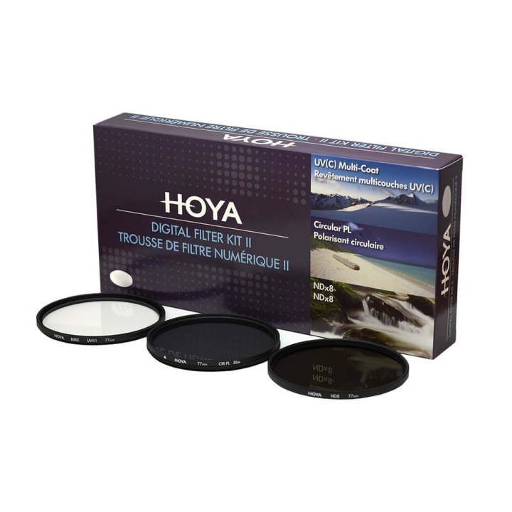 HOYA Filterkit UV(C) Pol.Circ. NDx8 58mm i gruppen Elektronikk / Foto og video / Fotograferingsutstyr / Kamerafilter / Polariserende filtre hos TP E-commerce Nordic AB (C01707)