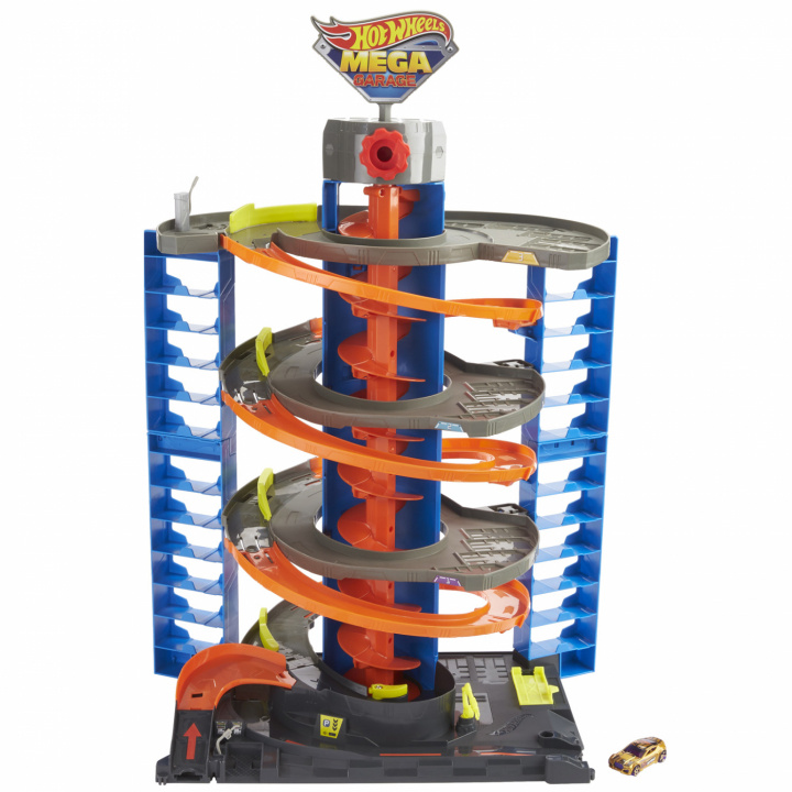 Hot Wheels City Mega Garage 2021 i gruppen LEKER, BARN OG BABY / Leker / Bilbaner hos TP E-commerce Nordic AB (C02338)