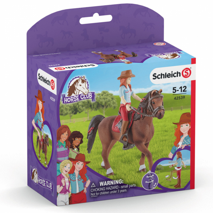 Schleich Horse Club Hannah & Cayenne i gruppen LEKER, BARN OG BABY / Leker / Figurer, miniatyrer og tilbehør hos TP E-commerce Nordic AB (C02406)