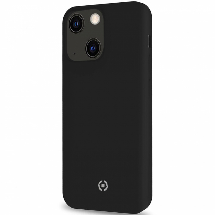 Celly Cromo Soft rubber case iPhone 13, Black i gruppen SMARTTELEFON & NETTBRETT / Mobilbeskyttelse / Apple / iPhone 13 / Deksel hos TP E-commerce Nordic AB (C02811)