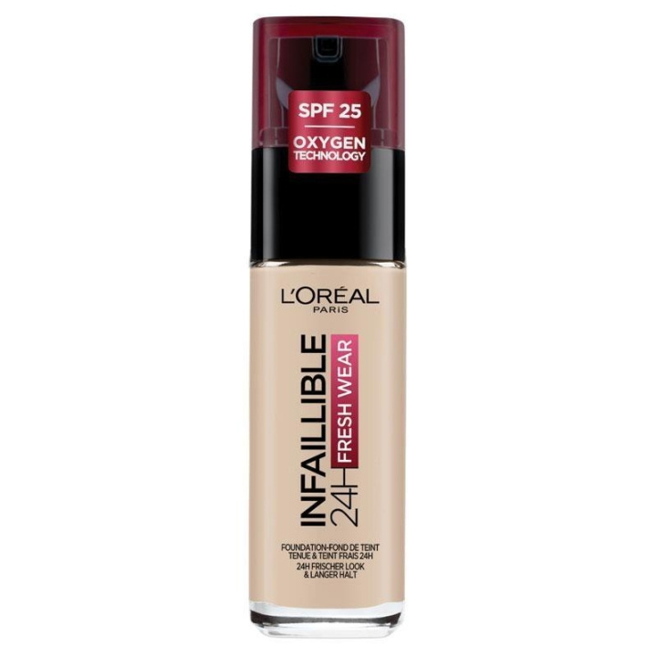 LOreal Paris Infallible 24H Fresh Wear 015 Porcelain 30ml i gruppen HELSE OG SKJØNNHET / Makeup / Makeup ansikt / Foundation hos TP E-commerce Nordic AB (C03536)