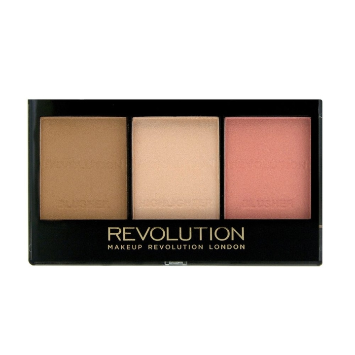 Makeup Revolution Ultra Sculpt & Contour Kit - Ultra Fair C01 i gruppen HELSE OG SKJØNNHET / Makeup / Makeup ansikt / Rouge / Bronzer hos TP E-commerce Nordic AB (C03645)