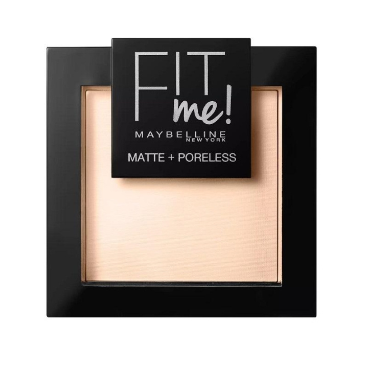 Maybelline Fit Me Matte + Poreless Powder - 104 Soft Ivory i gruppen HELSE OG SKJØNNHET / Makeup / Makeup ansikt / Pudder hos TP E-commerce Nordic AB (C04352)