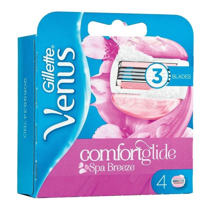 Gillette Venus Spa Breeze Blades 4-pack i gruppen HELSE OG SKJØNNHET / Hår & styling / Barbering og trimming / Barberhøvler og tilbehør hos TP E-commerce Nordic AB (C04964)