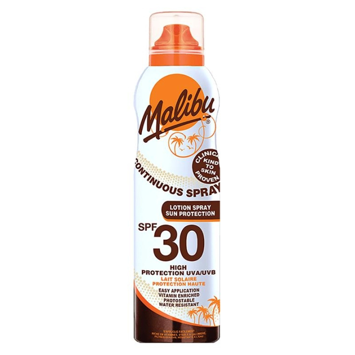 Malibu Continuous Lotion Spray SPF30 175ml i gruppen HELSE OG SKJØNNHET / Hudpleie / Soling / Solkrem hos TP E-commerce Nordic AB (C05149)