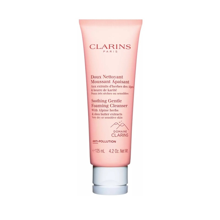 Clarins Soothing Gentle Foaming Cleanser 125ml i gruppen HELSE OG SKJØNNHET / Hudpleie / Ansikt / Rengjøring hos TP E-commerce Nordic AB (C05876)