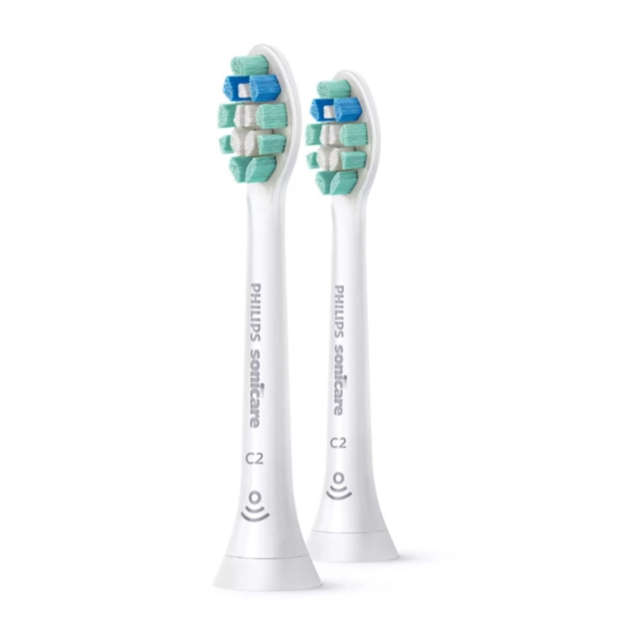 HX9022/10 Sonicare C2 Optimal Plaque Defence 2-pakning i gruppen HELSE OG SKJØNNHET / Munnpleie / Elektriske tannbørster tilbehør hos TP E-commerce Nordic AB (C06208)