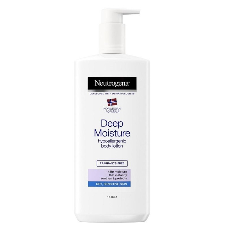 Neutrogena Deep Moisture Hypoallergenic Body Lotion 400ml i gruppen HELSE OG SKJØNNHET / Hudpleie / Ansikt / Rengjøring hos TP E-commerce Nordic AB (C10359)