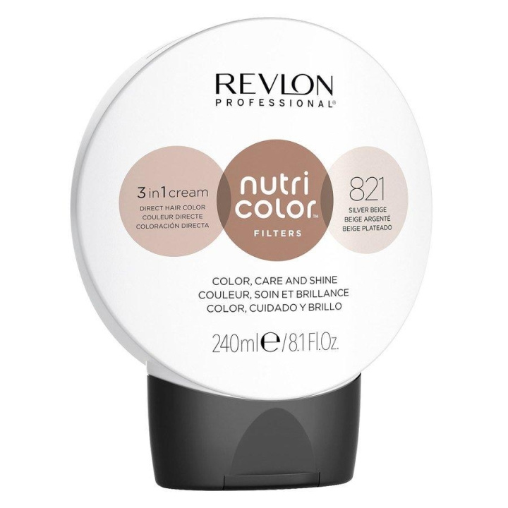 Revlon Nutri Color 821 Silver Beige 240ml i gruppen HELSE OG SKJØNNHET / Hår & styling / Hårpleie / Hårmaske hos TP E-commerce Nordic AB (C11078)