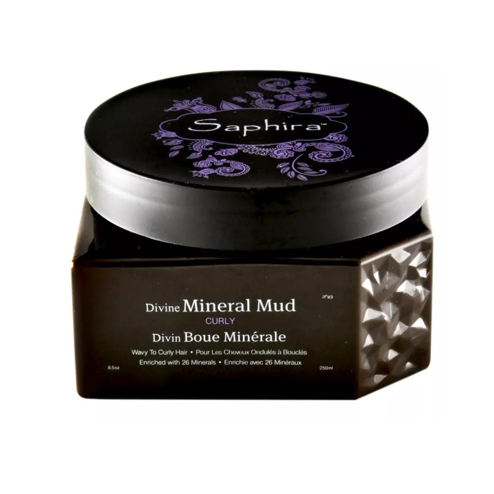 Saphira Curly Divine Mineral Mud 250ml i gruppen HELSE OG SKJØNNHET / Hår & styling / Hårpleie / Hårmaske hos TP E-commerce Nordic AB (C11082)