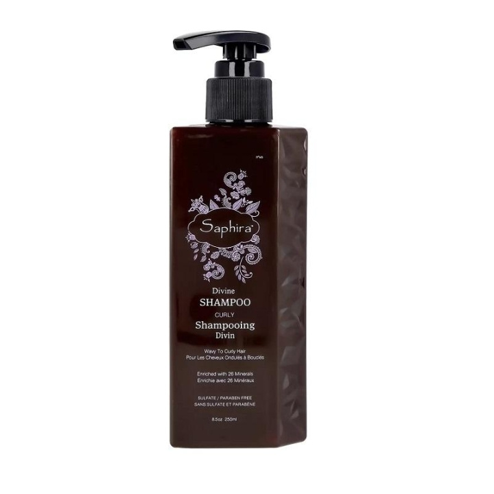 Saphira Curly Divine Schampoo 250ml i gruppen HELSE OG SKJØNNHET / Hår & styling / Hårpleie / Sjampo hos TP E-commerce Nordic AB (C11113)