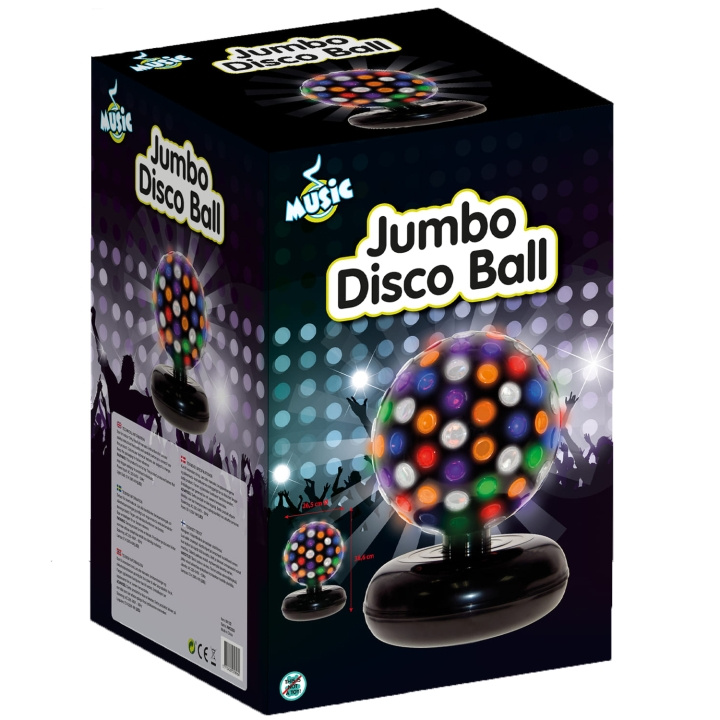 Music Jumbo Disco Ball 25cm i gruppen LEKER, BARN OG BABY / Barnerom / Belysning / Bordlamper hos TP E-commerce Nordic AB (C13102)