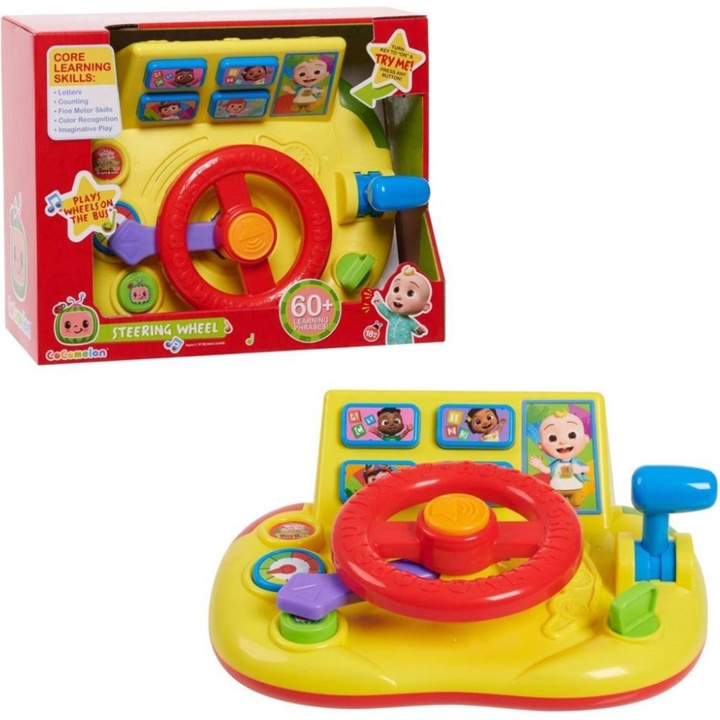 CoComelon Learning Steering Wheel i gruppen LEKER, BARN OG BABY / Babyleker (0-3 år) / Aktivitetsleker hos TP E-commerce Nordic AB (C13169)