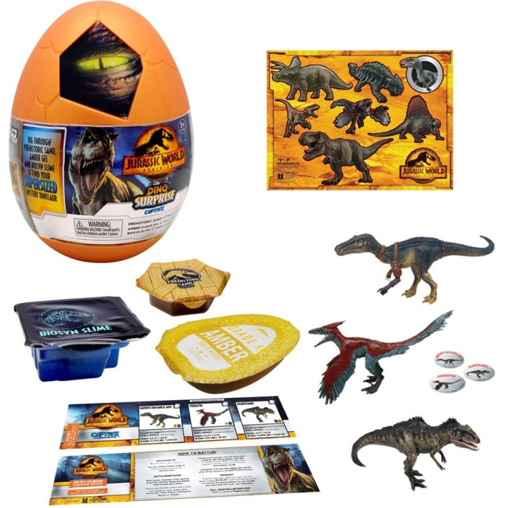 Jurassic World Captivz Dominion Surprise Egg i gruppen LEKER, BARN OG BABY / Leker / Lekesett hos TP E-commerce Nordic AB (C13235)