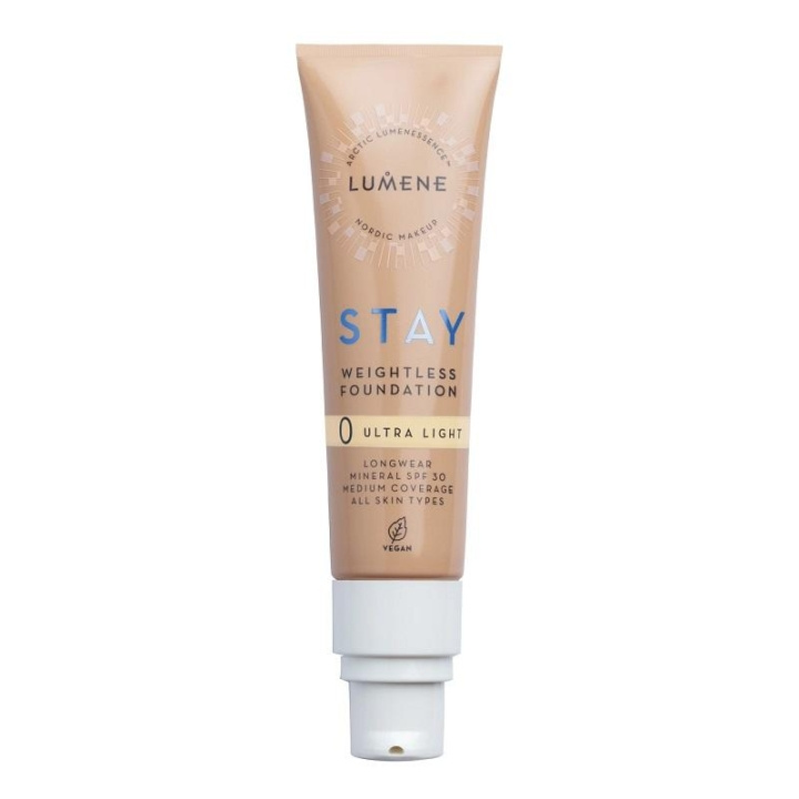 Lumene Stay Weightless Foundation Spf30 Ultra Light 30ml i gruppen HELSE OG SKJØNNHET / Makeup / Makeup ansikt / Foundation hos TP E-commerce Nordic AB (C13505)