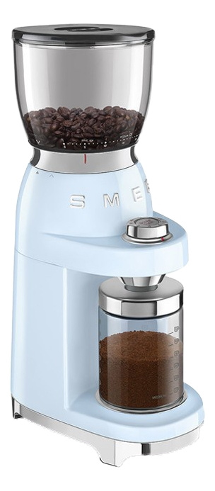 SMEG Coffee grinder pastel blue i gruppen HJEM, HUS OG HAGE / Husholdningsapparater / Kaffe og espresso / Kaffekverner hos TP E-commerce Nordic AB (C14581)