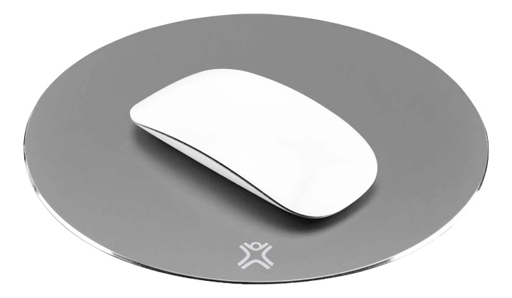 ROUND ALUMINUM MOUSE PADS - Space Grey i gruppen Datautstyr / Mus & Tastatur / Musematte hos TP E-commerce Nordic AB (C14734)