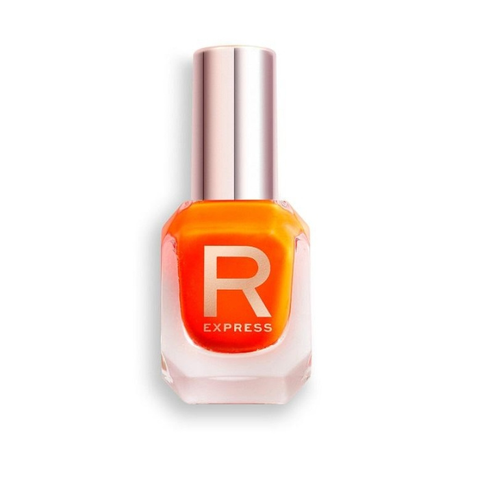 Makeup Revolution High Gloss Nail Polish 10ml - Orange Pop i gruppen HELSE OG SKJØNNHET / Manikyr/pedikyr / Neglelakk hos TP E-commerce Nordic AB (C14991)