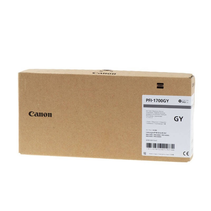 Canon Blekk 0781C001 PFI-1700 Grå i gruppen Datautstyr / Skrivere og tilbehør / Blekk og toner / Blekkpatroner / Canon hos TP E-commerce Nordic AB (C15907)