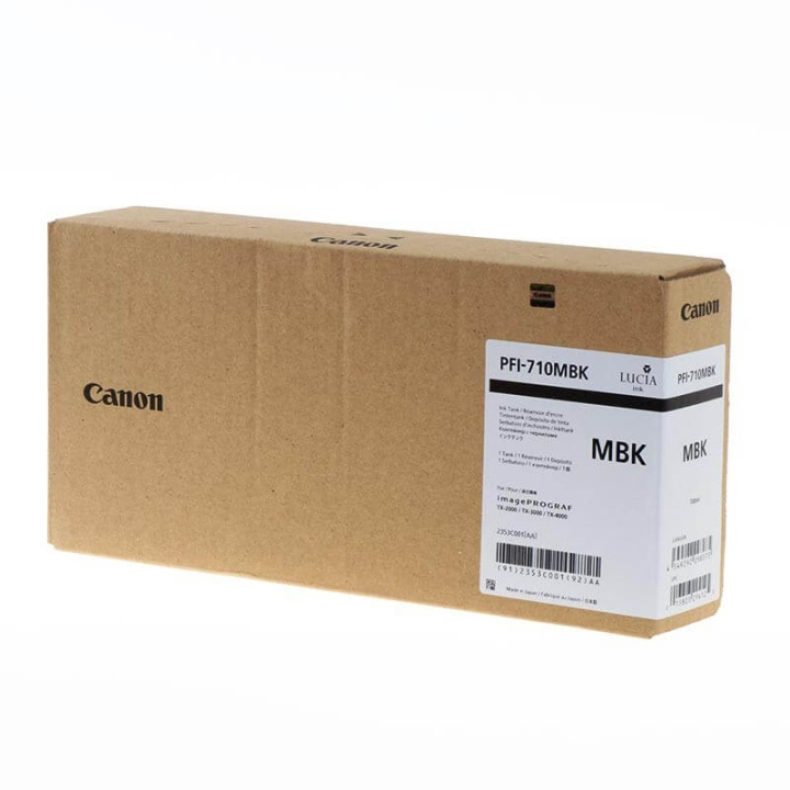 Canon Blekk 2353C001 PFI-710 Matt svart i gruppen Datautstyr / Skrivere og tilbehør / Blekk og toner / Blekkpatroner / Canon hos TP E-commerce Nordic AB (C16014)