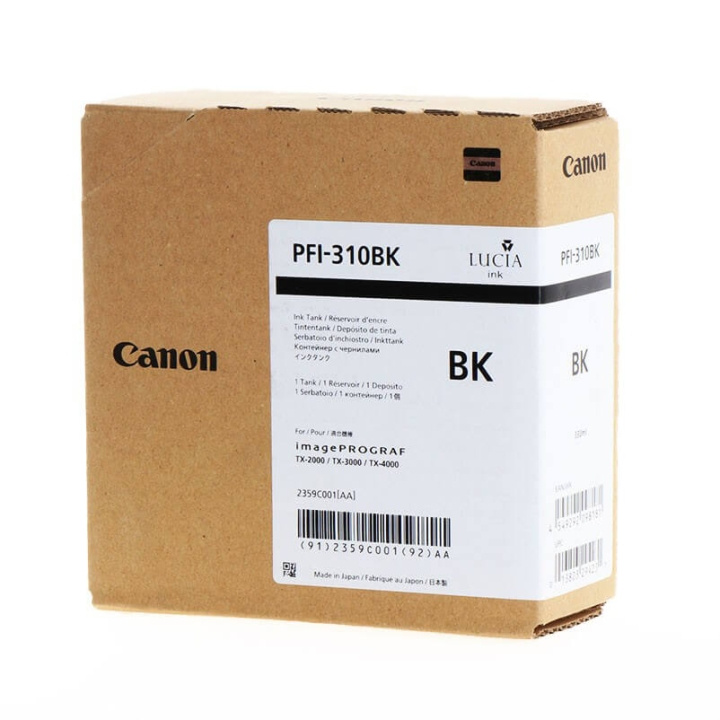 Canon Ink 2359C001 PFI-310 Black i gruppen Datautstyr / Skrivere og tilbehør / Blekk og toner / Blekkpatroner / Canon hos TP E-commerce Nordic AB (C16020)